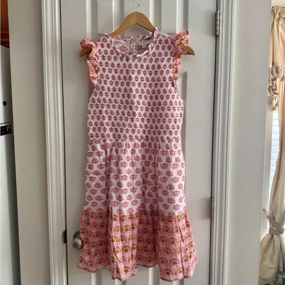 J. Crew Mini Dress with Ruffle Hem Size M - Picture 5 of 11